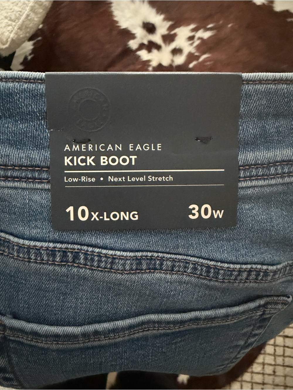 NWT American Eagle Kick Boot Jeans 10 X-Long